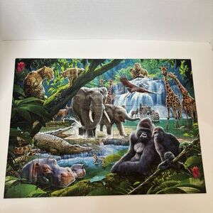 Ravensburger 100 Piece Xxl Kids Puzzle Jungle Animals Wildlife Rainforest Age 6